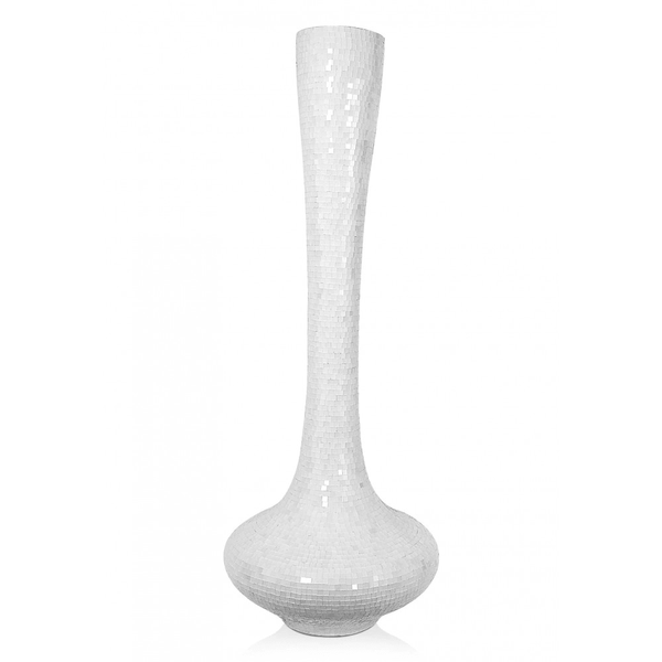 Canapo Designer Mosaik Vase. Bodenvase dekoriert aus Glasmosaik