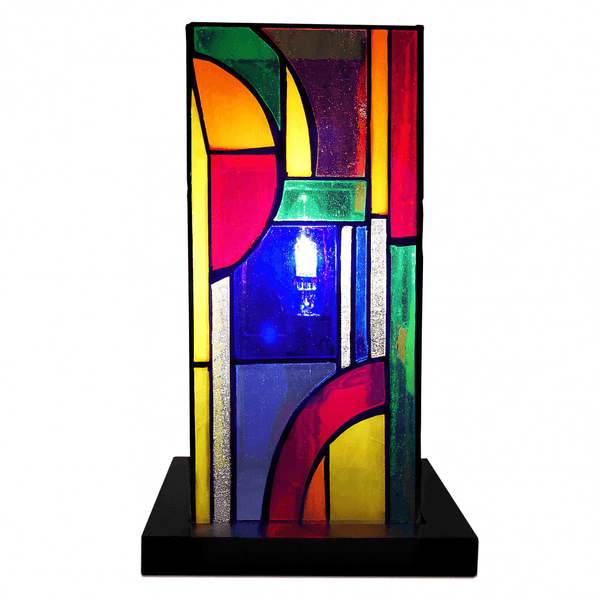 Designer Tiffany Säulen Lampe Nachttischlampe Kandinsky