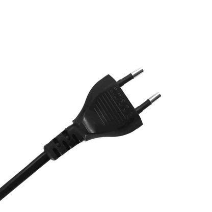 Schwarzes Netzkabel mit Eurostecker für die Designer Tischlampe Orang-Utan aus Harz mit Goldeffekt – Pop Art Skulptur für Ihr Zuhause.
