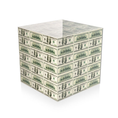 Beistelltisch Dollar 50 x 50 cm in verschiedenen Raumansichten, zeigt die Flexibilität und Vielseitigkeit des Tischdesigns.