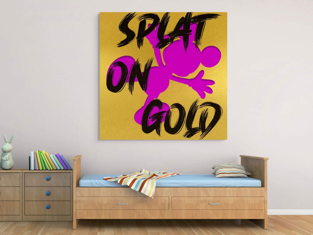 Modernes Quadrodruck Acrylbild auf poliertem Methacrylat-Panel - Mehrfarbig, perfekt für modernes Zuhause und Büro, hergestellt in Italien.