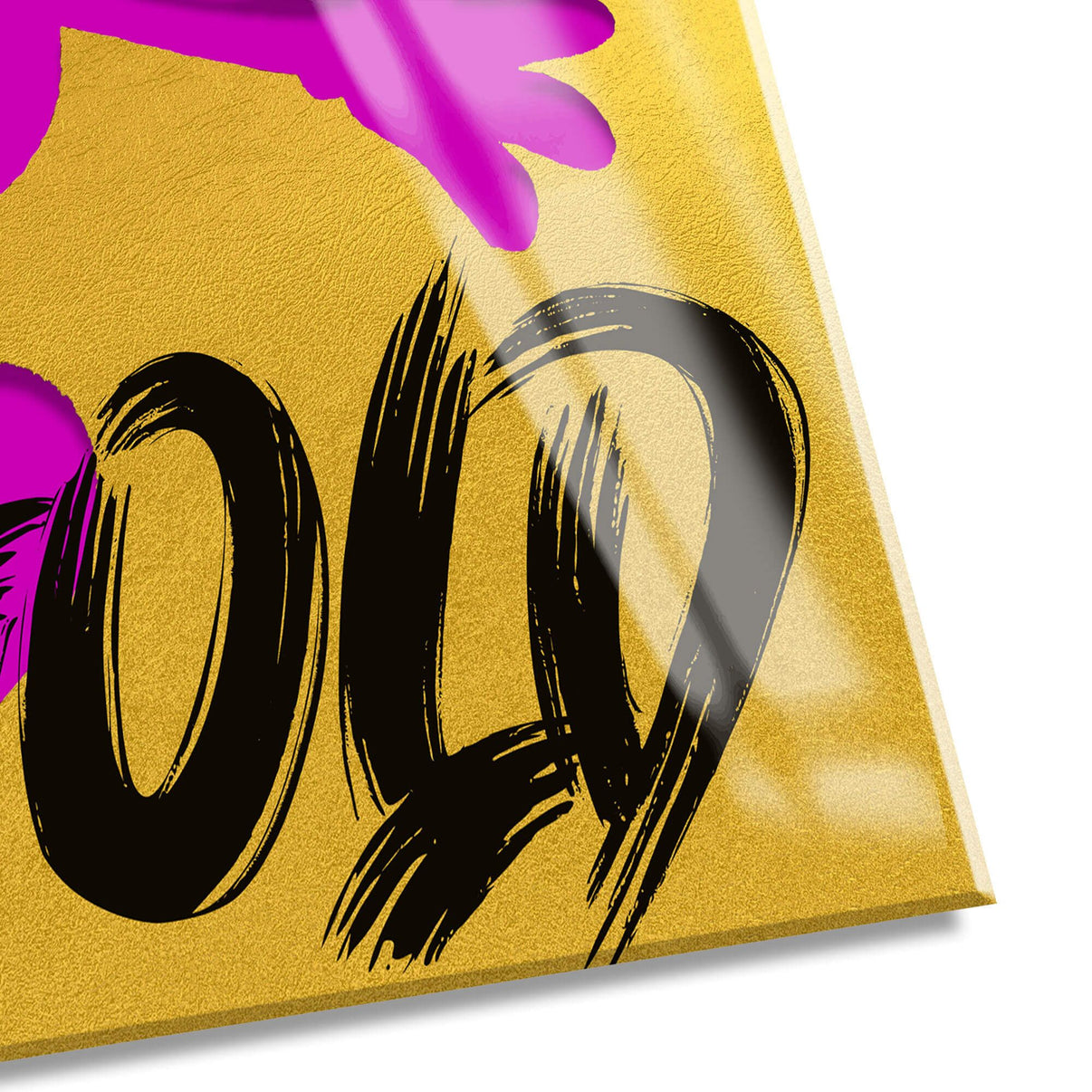 Acrylbild mit elegantem modernen Design, auf poliertem Methacrylat-Panel, ideal zur Gestaltung von Wohnräumen und Büros, Made in Italy.