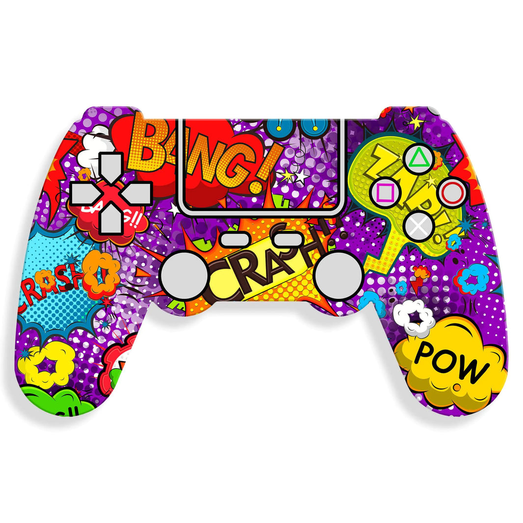 Acrylgemälde Joystick Pop Art, modernes Kunstwerk auf glänzendem Methacrylat, das jedem Raum Kunst und Stil verleiht.