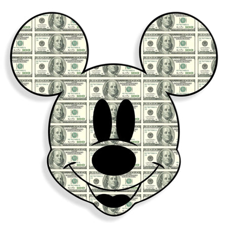 Detaillierte Darstellung des Acrylgemäldes Benjymouse – modernes grau figuratives Kunstwerk, das Licht reflektiert und Farben lebendig zur Geltung bringt.