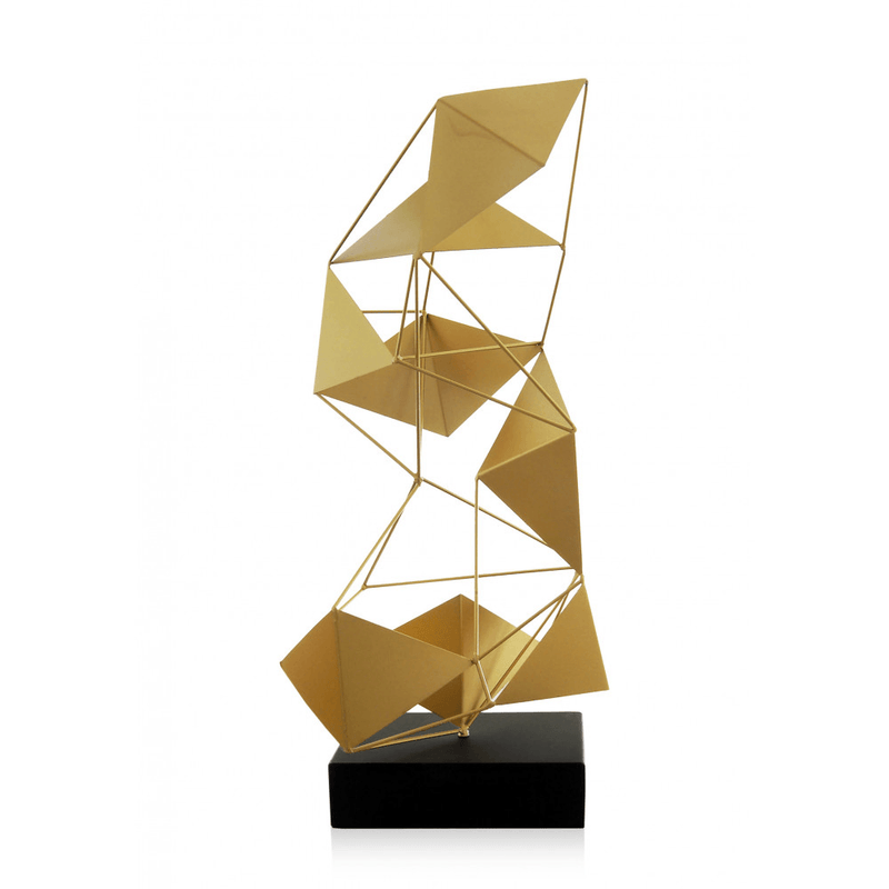 Komposition aus Dreiecken. Skulptur, von Hand hergestellt - Designerobjekte.com