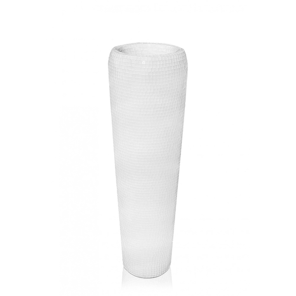 Konische Designer Mosaik Glas Vase - Designerobjekte.com