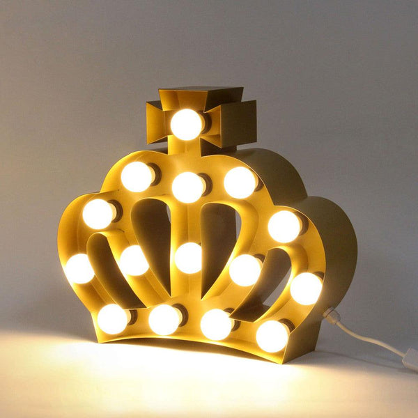 KRONE Designerlampe mit LED. 38x46 cm - Designerobjekte.com