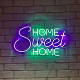 LED Wandleuchte Home Sweet Home 48x50 cm - Designerobjekte.com