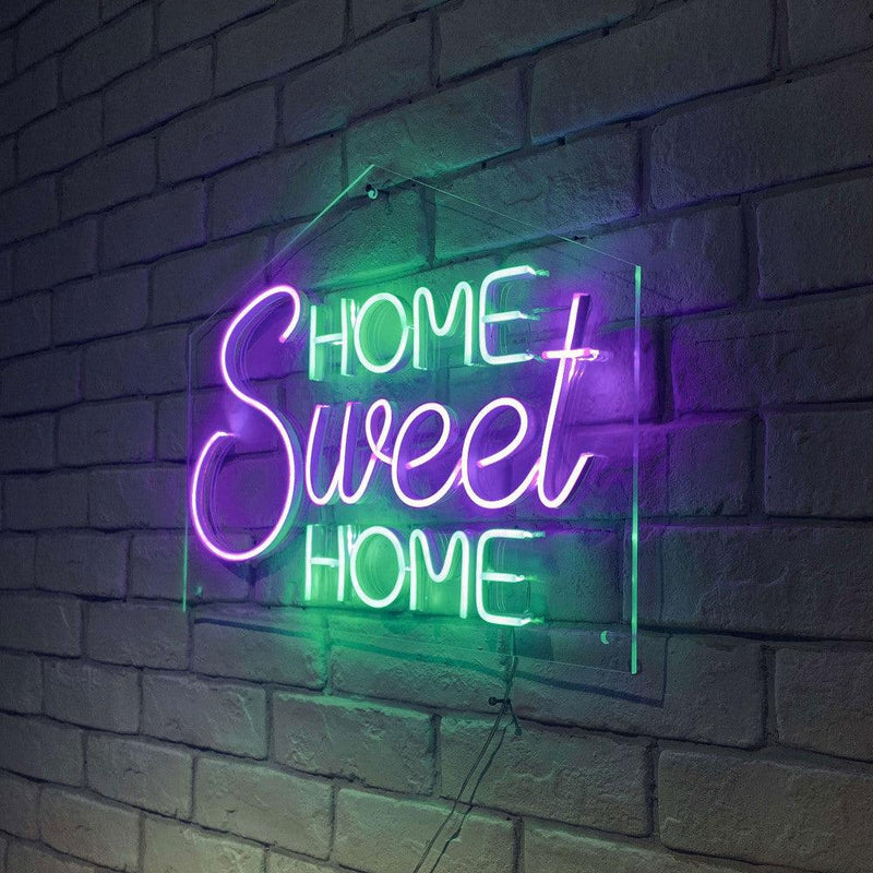 LED Wandleuchte Home Sweet Home 48x50 cm - Designerobjekte.com