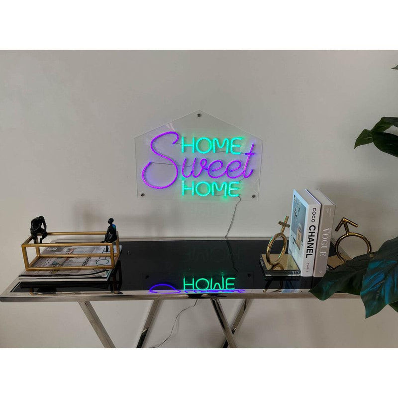 LED Wandleuchte Home Sweet Home 48x50 cm - Designerobjekte.com