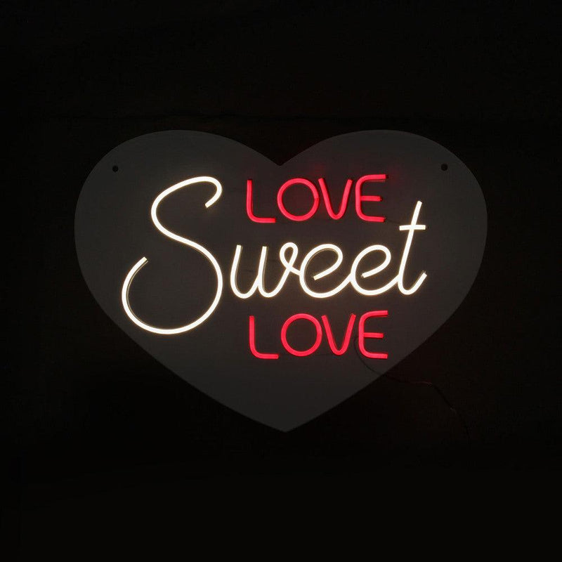 LED Wandleuchte Love Sweet Love 36x50 cm - Designerobjekte.com