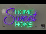 LED Wandleuchte Home Sweet Home 48x50 cm