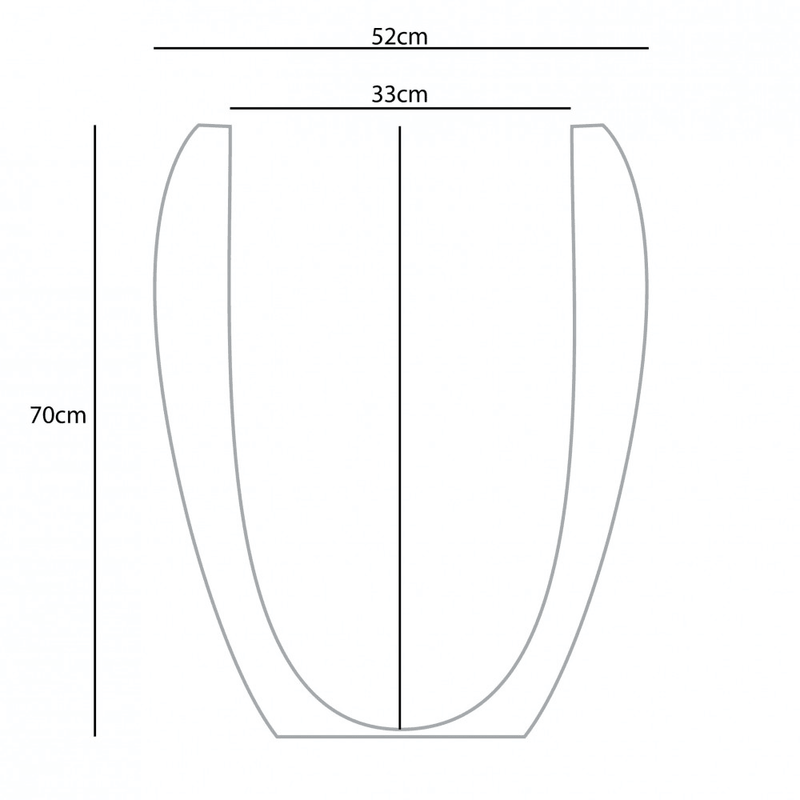 Weisse Bodenvase. Dekoriertes Glasmosaik - Designerobjekte.com